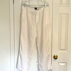 Mexx 100% Linen White Pants NWOT